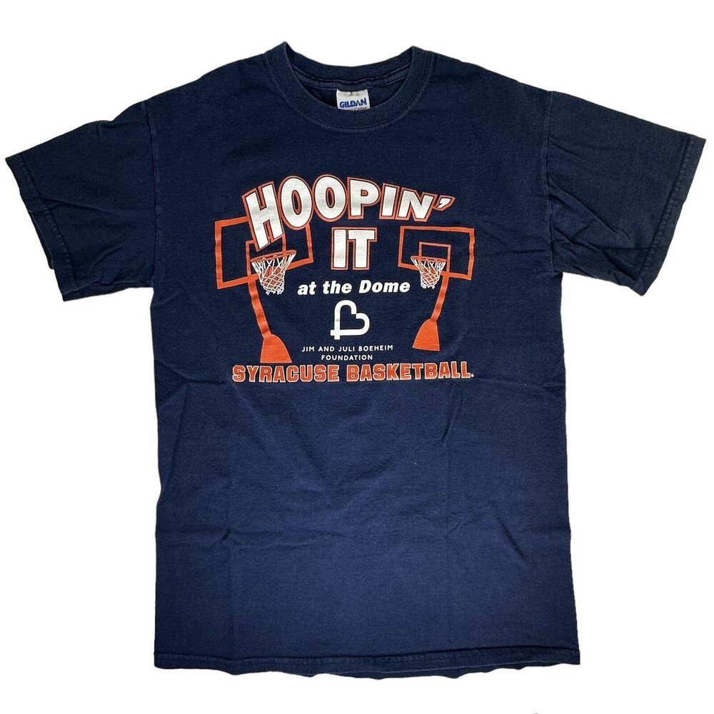 Syracuse Orange Basketball T Shirt Size Small Hoopin It At The Dome Jim Boeheim‎
